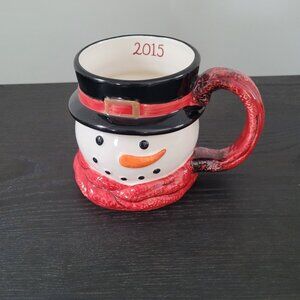 2015 St. Nicholas Square YULETIDE Snowman Mug